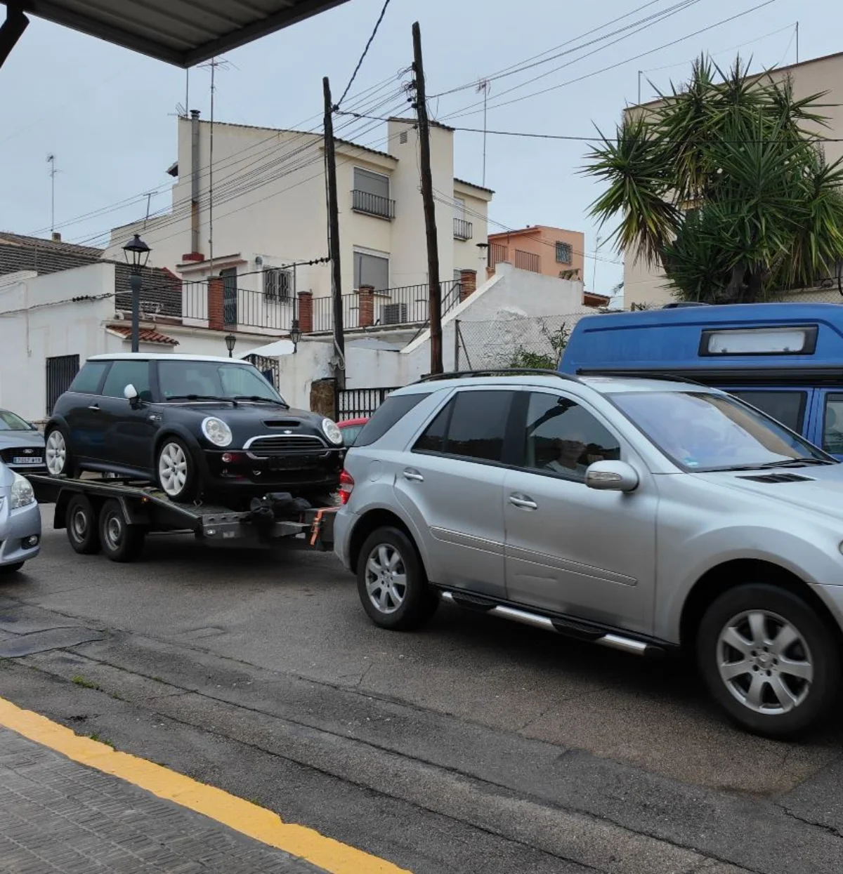 Llegada del Mini a casa en Valencia